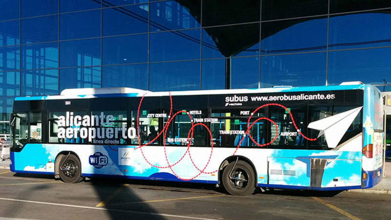 Buses at Alicante Airport 